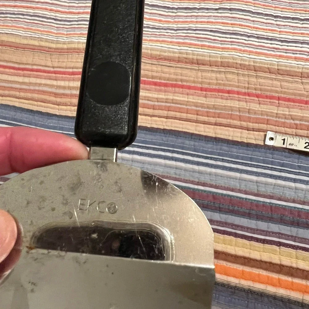 EKCO Stainless‎ Triangular Pizza Pie Server Server Black Handle Kitchen Tool